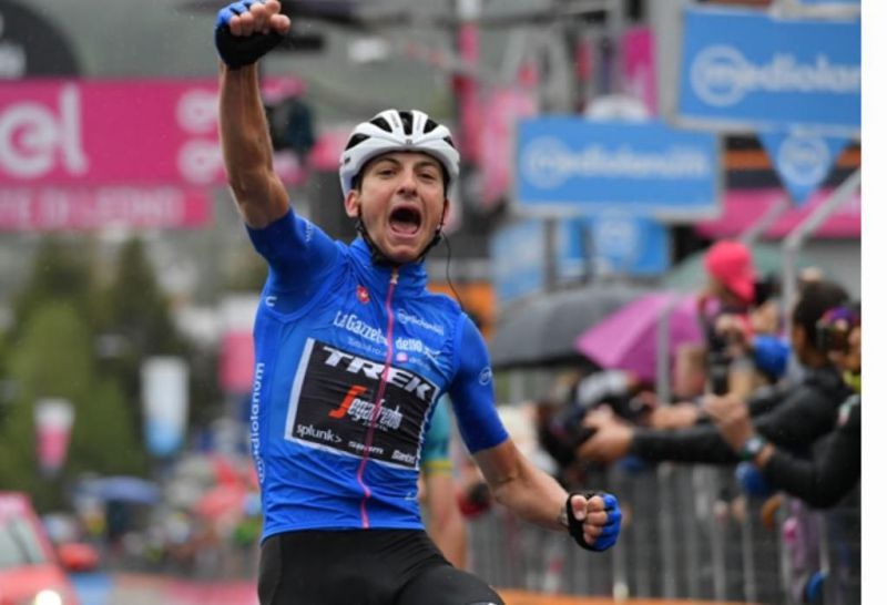Il 'nostro' Giulio Ciccone è la nuova maglia gialla al Tour de France