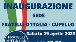 Locandina Cupello fratelli d’Italia