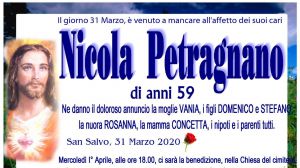 Nicola Petragnano 31/03/2020