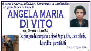 Angela Maria Di Vito 1/04/2020