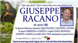 Giuseppe Racano 2/08/2020