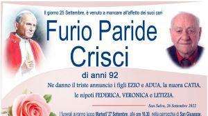 Furio Paride Crisci 26/09/2022