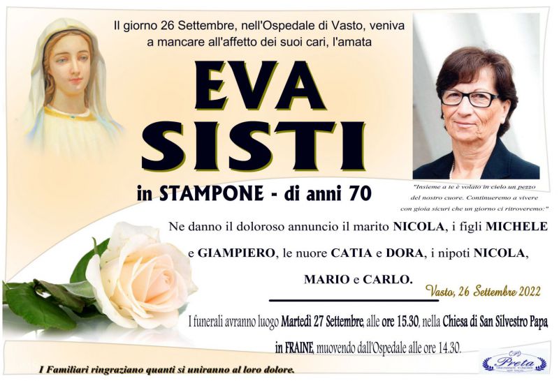 Eva Sisti 26/09/2022