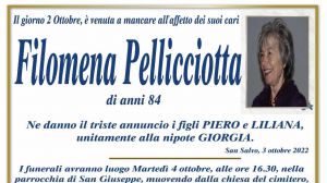Filomena Pellicciotta 2/10/2022