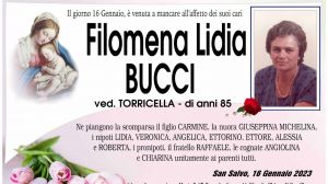 Filomena Lidia Bucci 16/01/2023