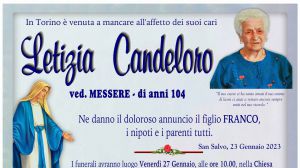Letizia Candeloro 23/01/2023