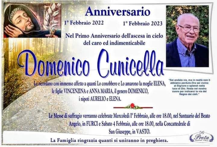 Domenico Cunicella Anniversario