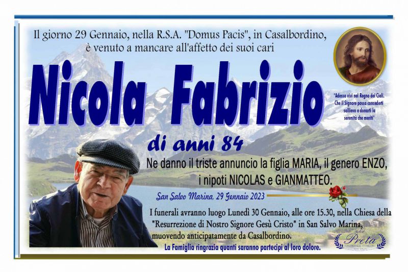 Nicola Fabrizio 29/01/2023