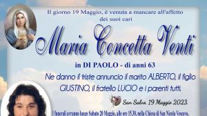 Maria Concetta Venti 19/05/2023