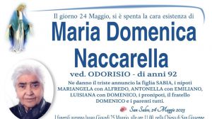 Maria Domenica Naccarella 24/05/2023