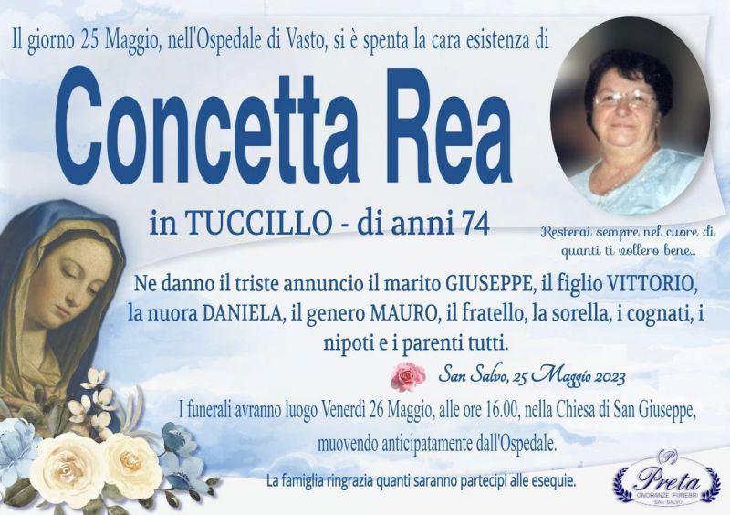 Concetta Rea 25/03/2023