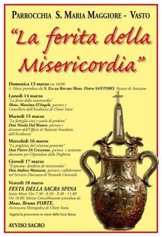 Locandina sacra spina