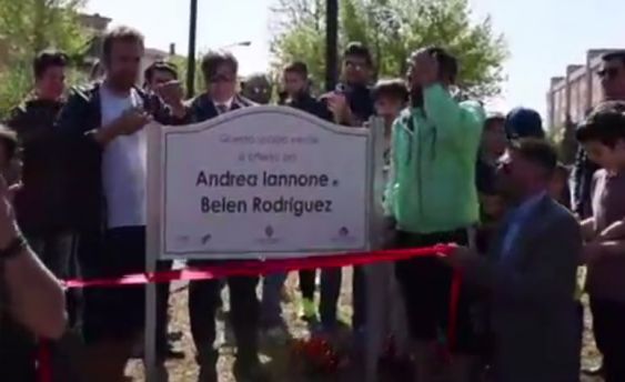Iannone e belen rotonda