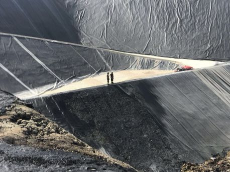 Incendio discarica cupello