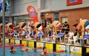 Atleti in gara nuoto