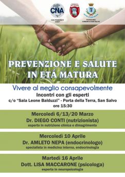 Locandina prevenzione e salute
