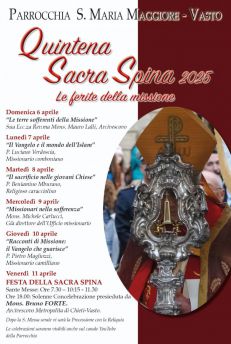 Locandina sacra spina