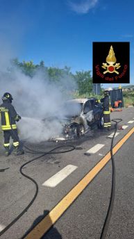 Auto fiamme