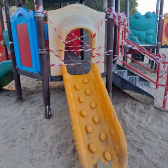 Giochini chiusi parco suriani