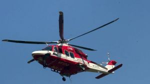 Elicottero antincendio vigili del fuoco