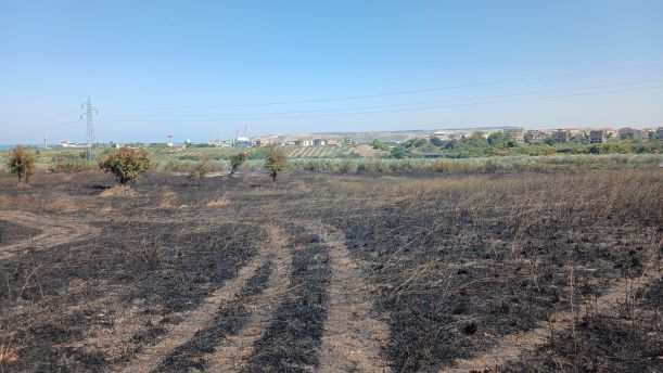 Incendio villaggio