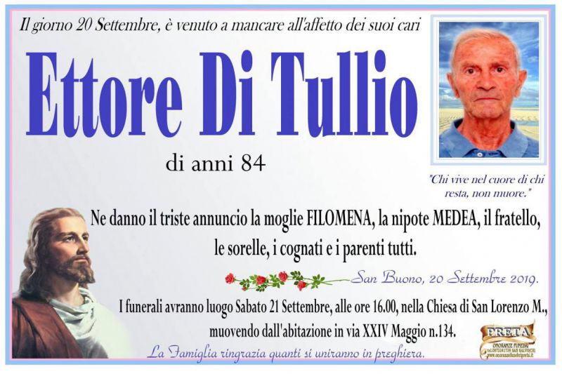 Ettore Di Tullio 20/09/2019