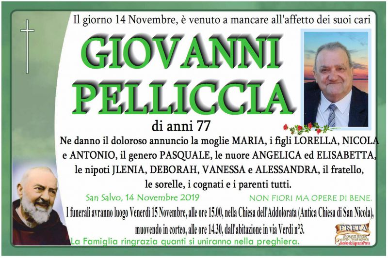 Giovanni Pelliccia 14/11/2019