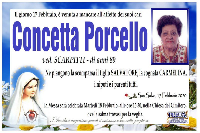 Concetta Porcello 17/02/2020