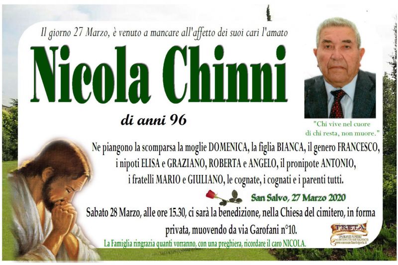 Nicola Chinni 27/03/2020