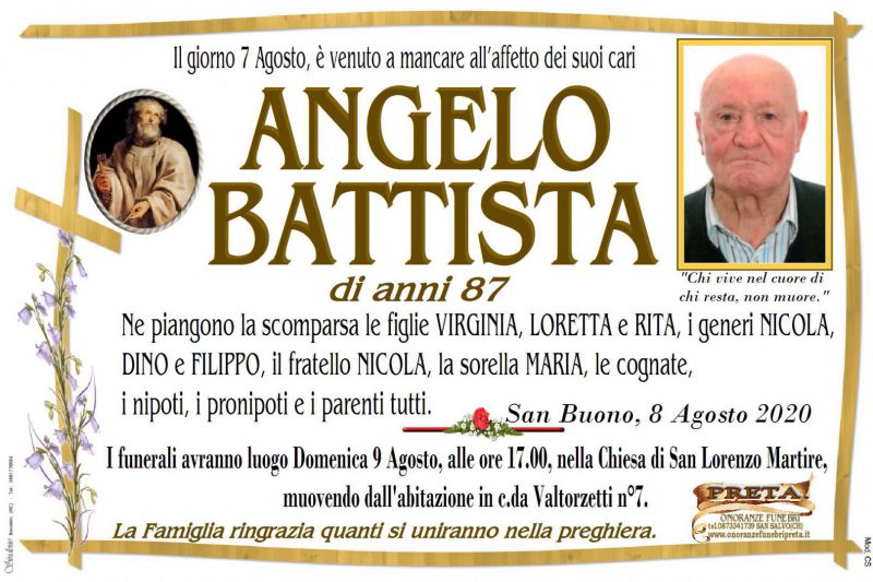 Angelo Battista 7/08/2020