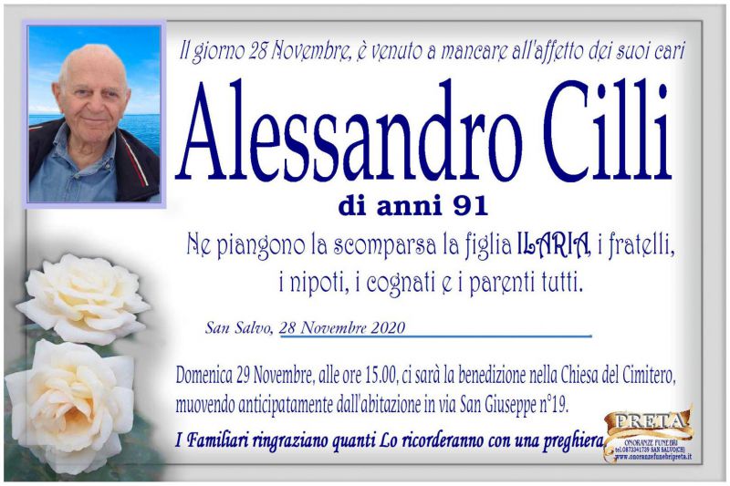 Alessandro Cilli 28/11/2020