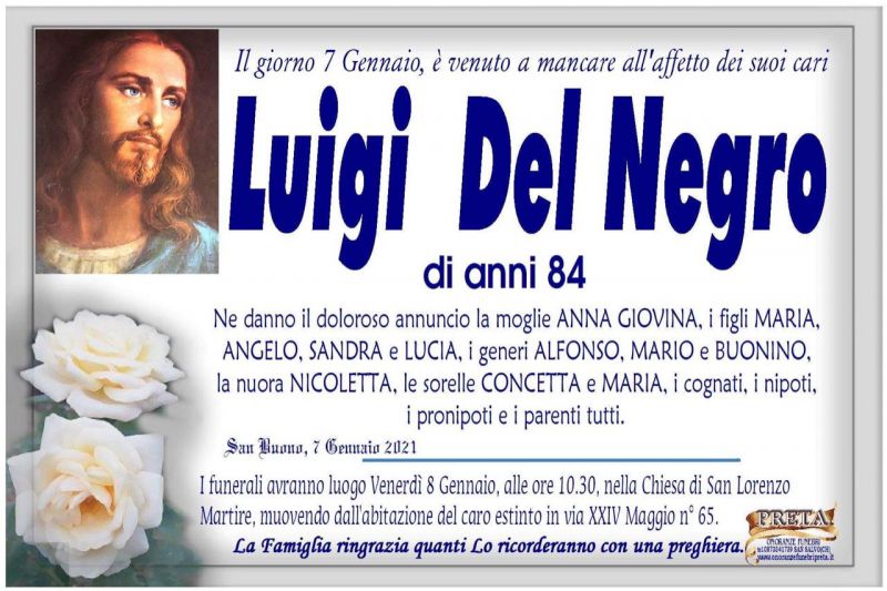 Luigi Del Negro 7/01/2021