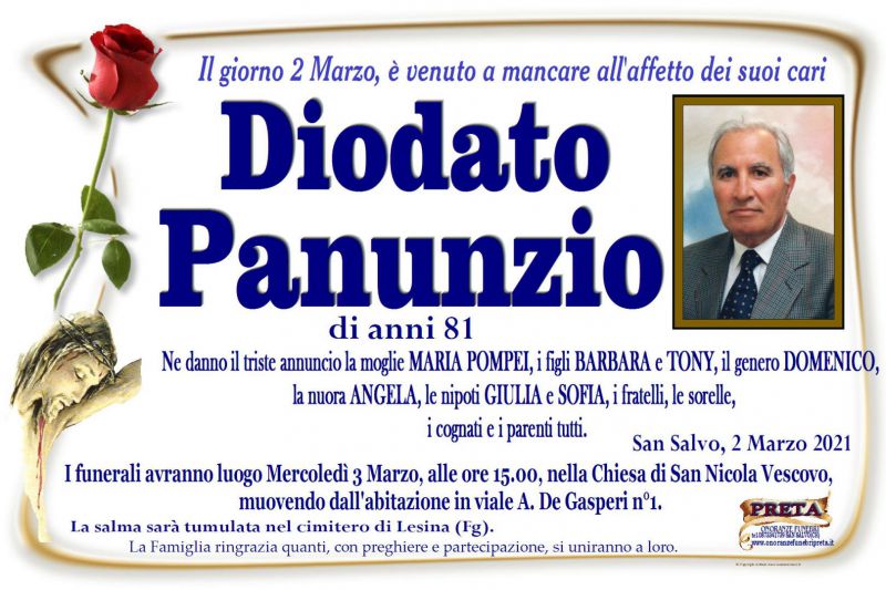 Diodato Panunzio 2/03/2021