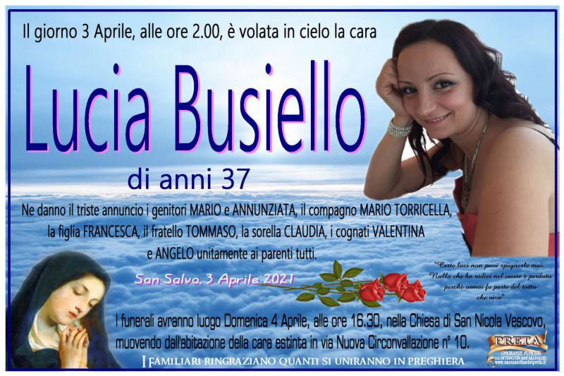 Lucia Busiello 3/04/2021