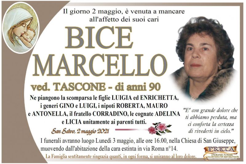 Bice Marcello 2/05/2021