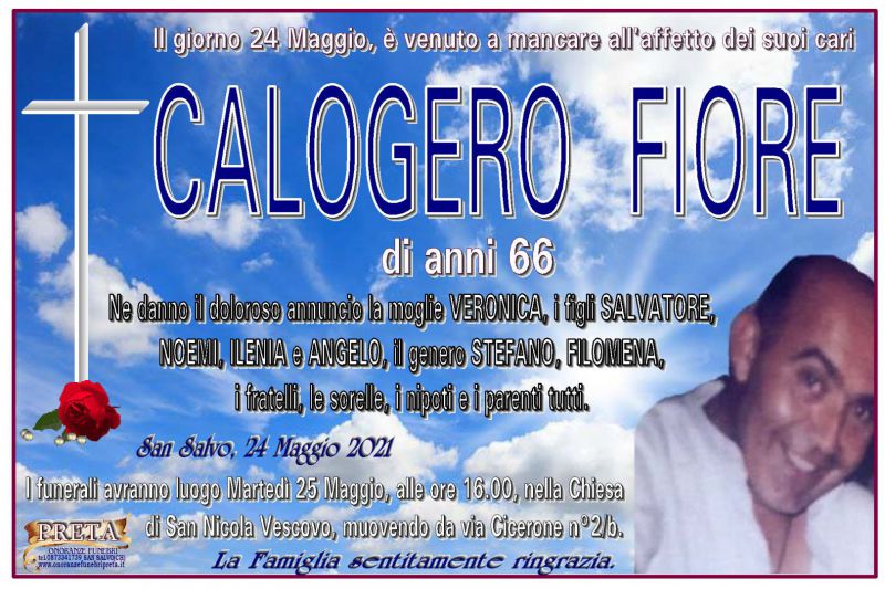 Calogero Fiore 24/05/2021