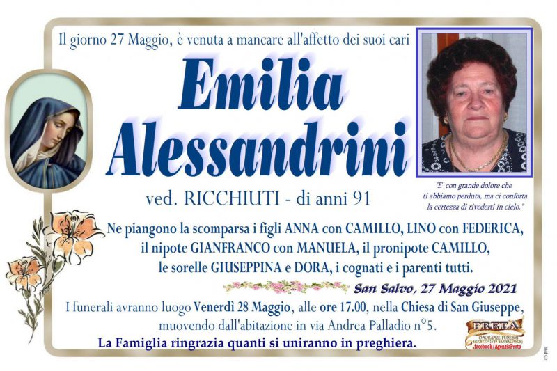 Emilia Alessandrini 27/05/2021