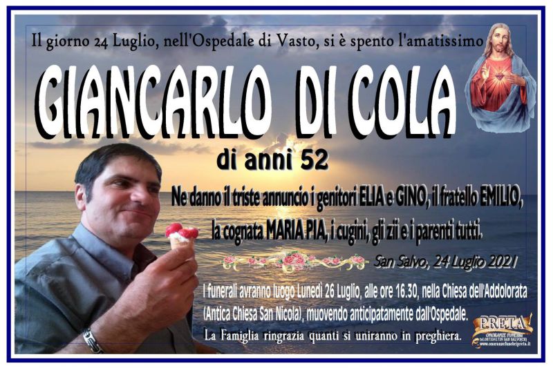 Giancarlo Di Cola 24/07/2021