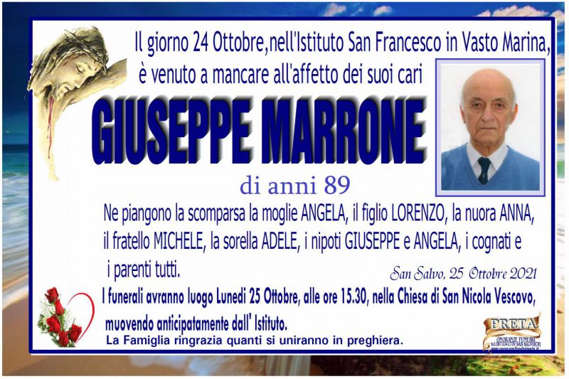Giuseppe Marrone 24/10/2021