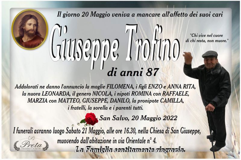 Giuseppe Trofino 20/05/2022