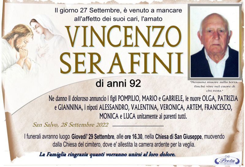 Vincenzo Serafini 27/09/2022