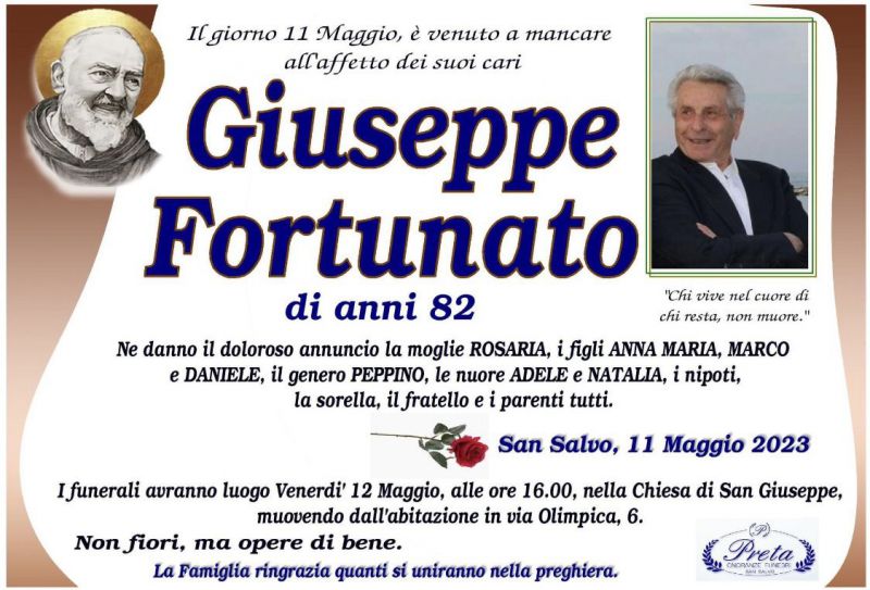 Giuseppe Fortunato 11/05/2023