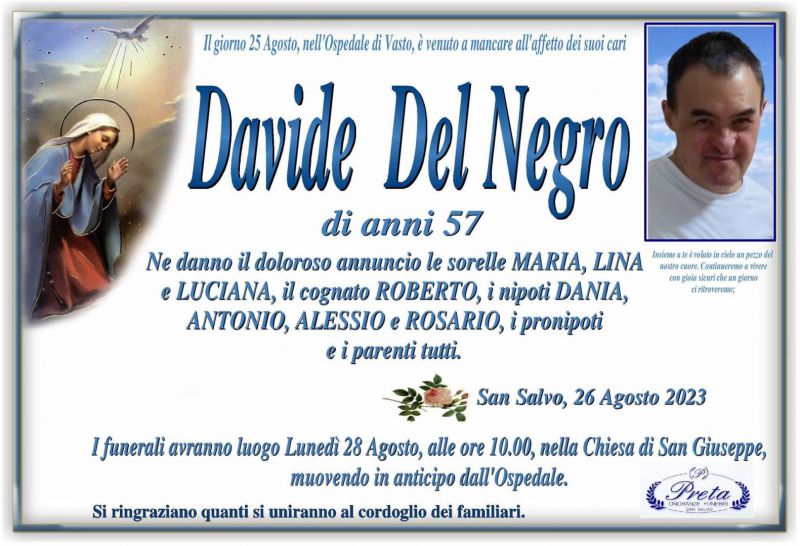 Davide Del Negro 25/08/2023