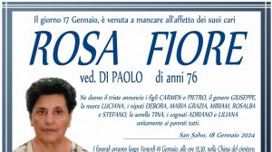 Rosa Fiore 18/01/2024