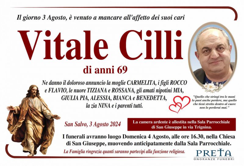 Vitale Cilli 3/08/2024