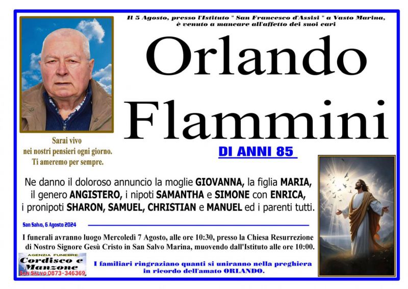 Orlando Flammini 6/08/2024