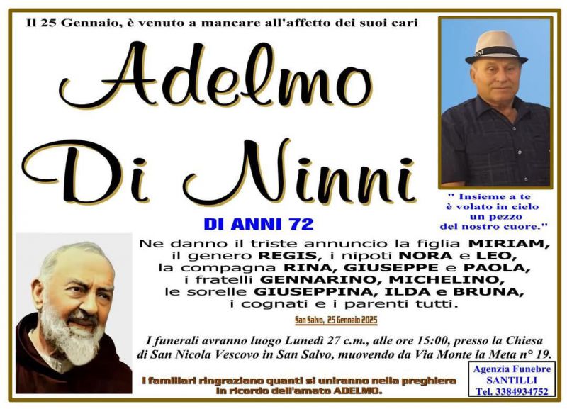 Adelmo Di Ninni 26/01/2025