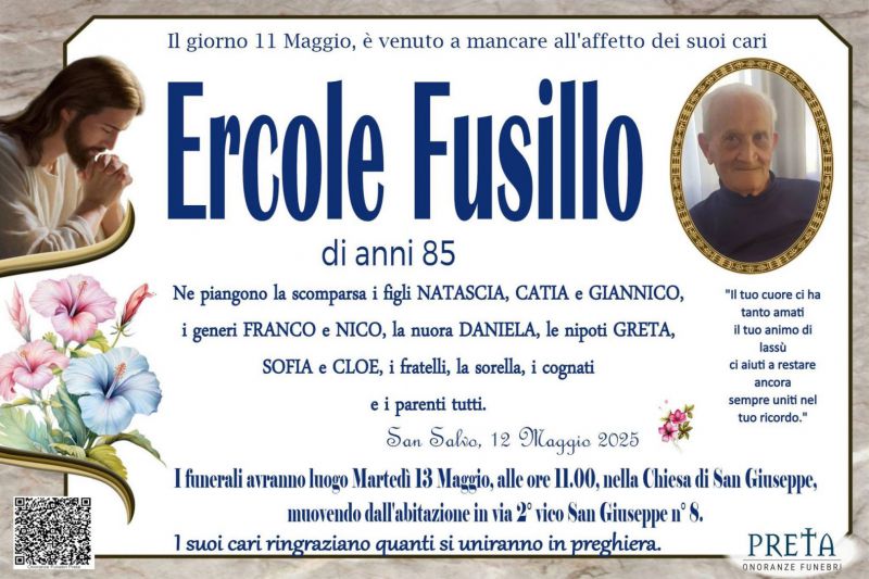 Ercole Fusillo 12/05/2025