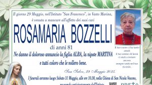 Rosamaria Bozzelli 29/05/2025