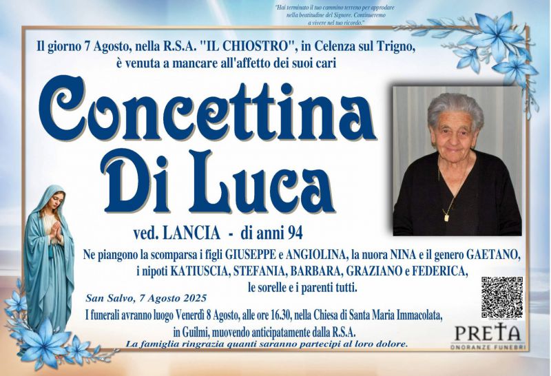 Concettina Di Luca 7/08/2025
